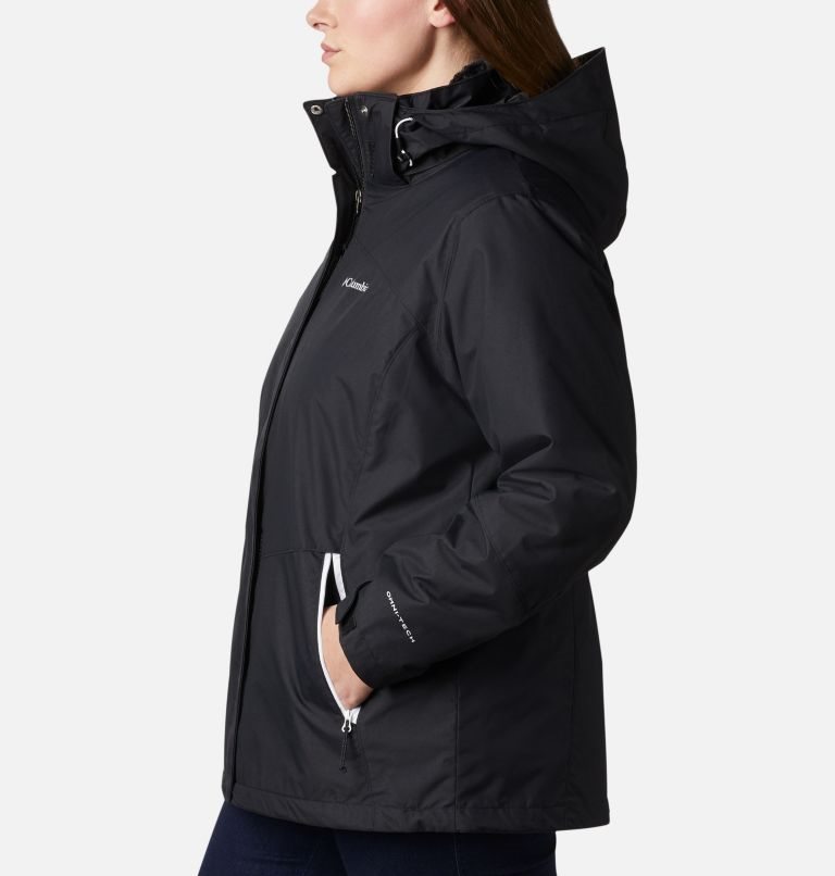 Women's Columbia Bugaboo II Interchange Fleece Jackets Black | Plus Size CA-K485A